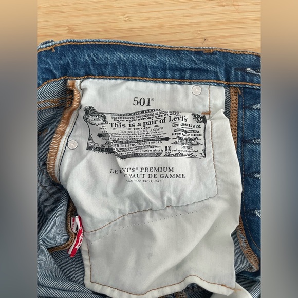 Women’s Levi’s 501 cropped sz 28 - Picture 6 of 6